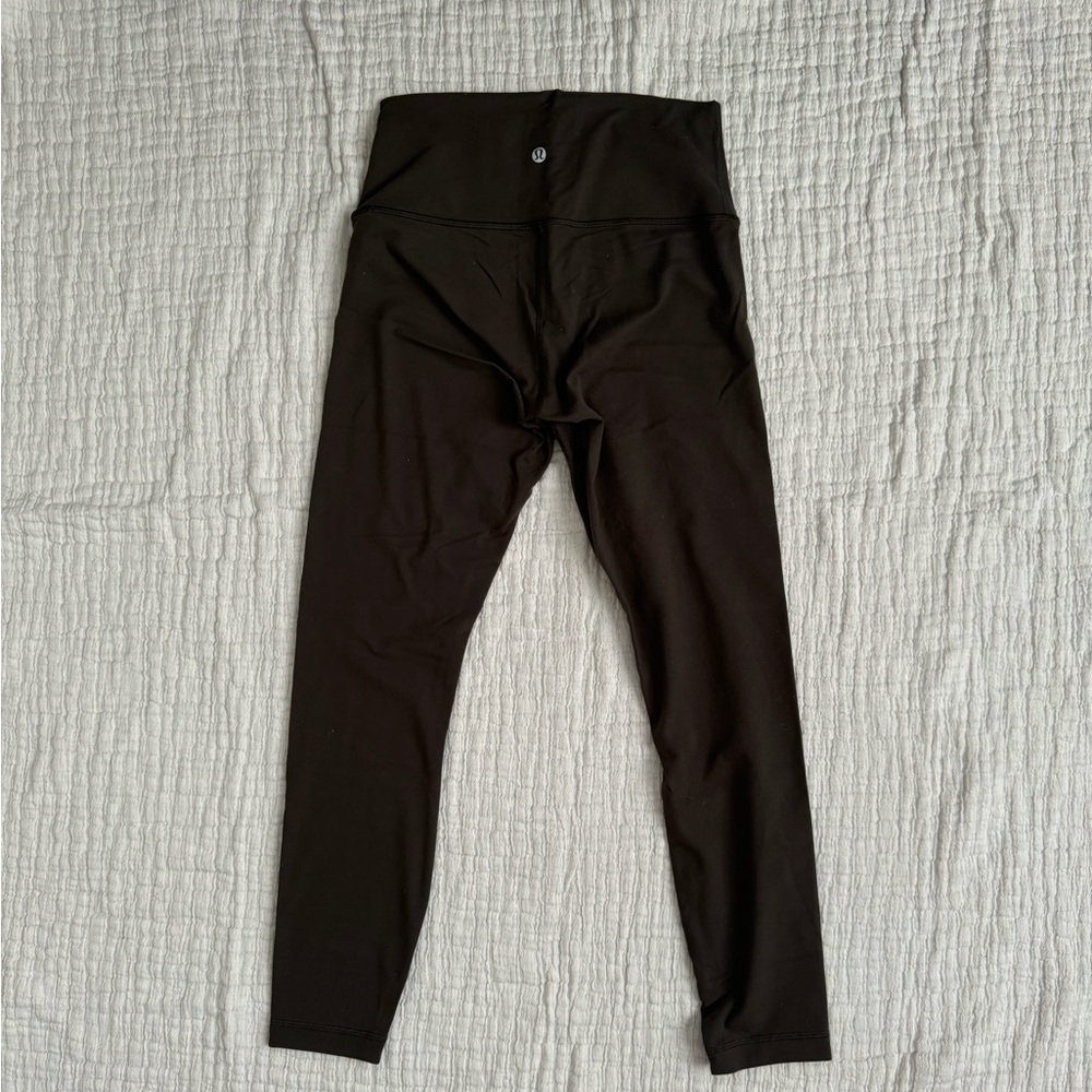Lululemon WUNDER UNDER HIGH-RISE TIGHT 25" *FULL-ON LUON Dark Olive Size 6